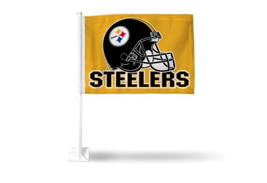 PITTSBURGH STEELERS (GOLD) CAR FLAG