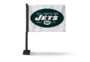 NY JETS CAR FLAG (BLACK POLE)