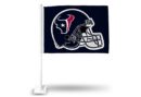 HOUSTON TEXANS HELMET CAR FLAG (BLUE)