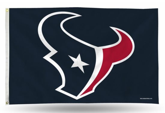 HOUSTON TEXANS 3 X 5 BANNER FLAG (NAVY)