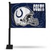 COLTS CAR FLAG (BLACK POLE)