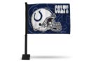 COLTS CAR FLAG (BLACK POLE)