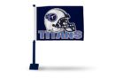 TITANS CAR FLAG WITH COLORED POLE (NAVY POLE)