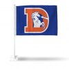 DENVER BRONCOS RETRO D LOGO CAR FLAG