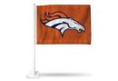 BRONCOS HORSE HEAD ON ORANGE CAR FLAG