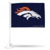 BRONCOS HORSE HEAD ON NAVY CAR FLAG