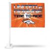 BRONCOS (TIME TO RIDE) CAR FLAG