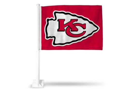 KANSAS CITY CHIEFS ARROWHEAD RED CAR FLAG