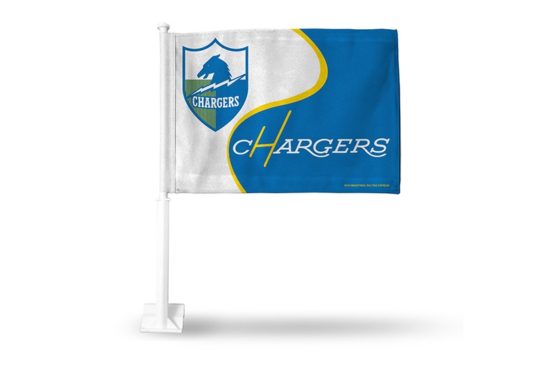 LOS ANGELES CHARGERS RETRO LOGO CAR FLAG