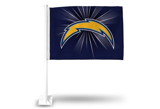 LOS ANGELES CHARGERS CAR FLAG