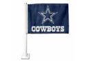 DALLAS COWBOYS NAVY WITH PRIMARY LOGO AND WORDMARK CAR FLAG