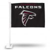 ATLANTA FALCONS BLACK BACKGROUND CAR FLAG