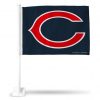 Chicago Bears Car Flag on White Pole