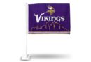 VIKINGS FG CAR FLAG (WHITE POLE)