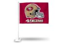 San Francisco 49ers Car Flag (White Pole)