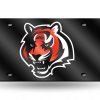 Cincinnati Bengals Laser Cut Auto Tag (Black)