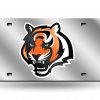 Cincinnati Bengals Laser Cut Auto Tag (Silver)