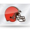 Cleveland Browns Laser Cut Auto Tag (Silver)