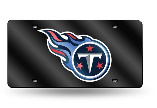 Tennessee Titans Laser Cut Auto Tag (Black)