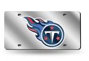 Tennessee Titans Laser Cut Auto Tag (Silver)