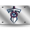 Tennessee Titans Laser Cut Auto Tag (Silver)