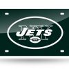 New York Jets Laser Cut Auto Tag (Green)
