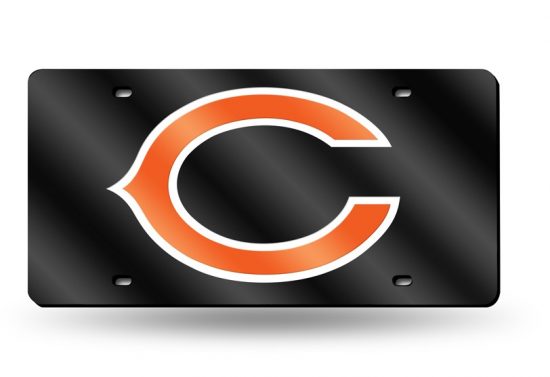 CHICAGO BEARS C LOGO LASER TAG (BLUE)