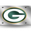 Green Bay Packers Laser Cut Auto Tag (Silver)