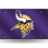 Minnesota Vikings Laser Cut Auto Tag (Purple)