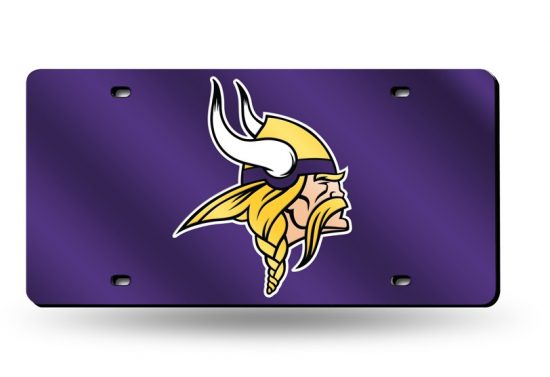 Minnesota Vikings Laser Cut Auto Tag (Purple)