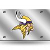 Minnesota Vikings Laser Cut Auto Tag (Silver)