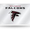 ATLANTA FALCONS (LOGO/WORDMARK) SILVER LASER TAG