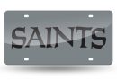 SAINTS WORDMARK (SILVER BASE) LASER TAG